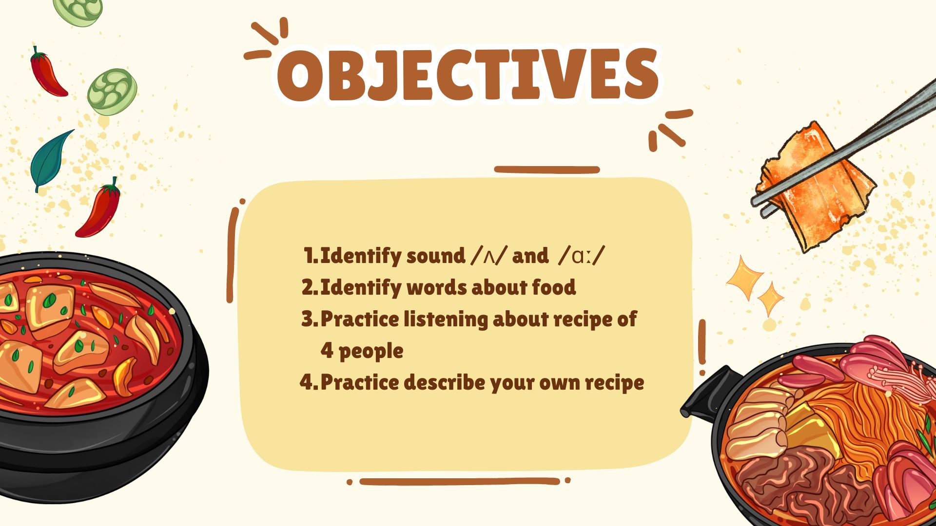 1. Objectives